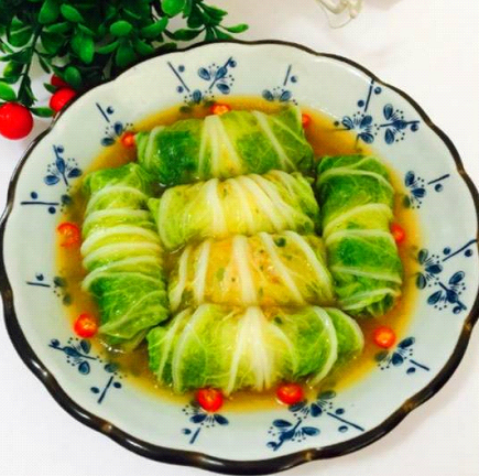寶寶開胃食譜,，白菜卷肉讓你吃一口就愛上TA